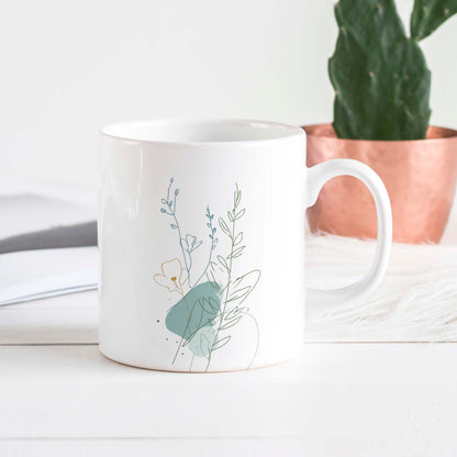 Tasse: Blumen