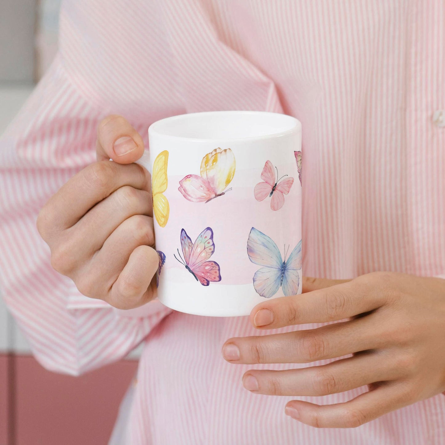 Tasse: Schmetterlingszauber