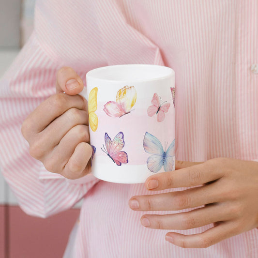 Tasse: Schmetterlingszauber