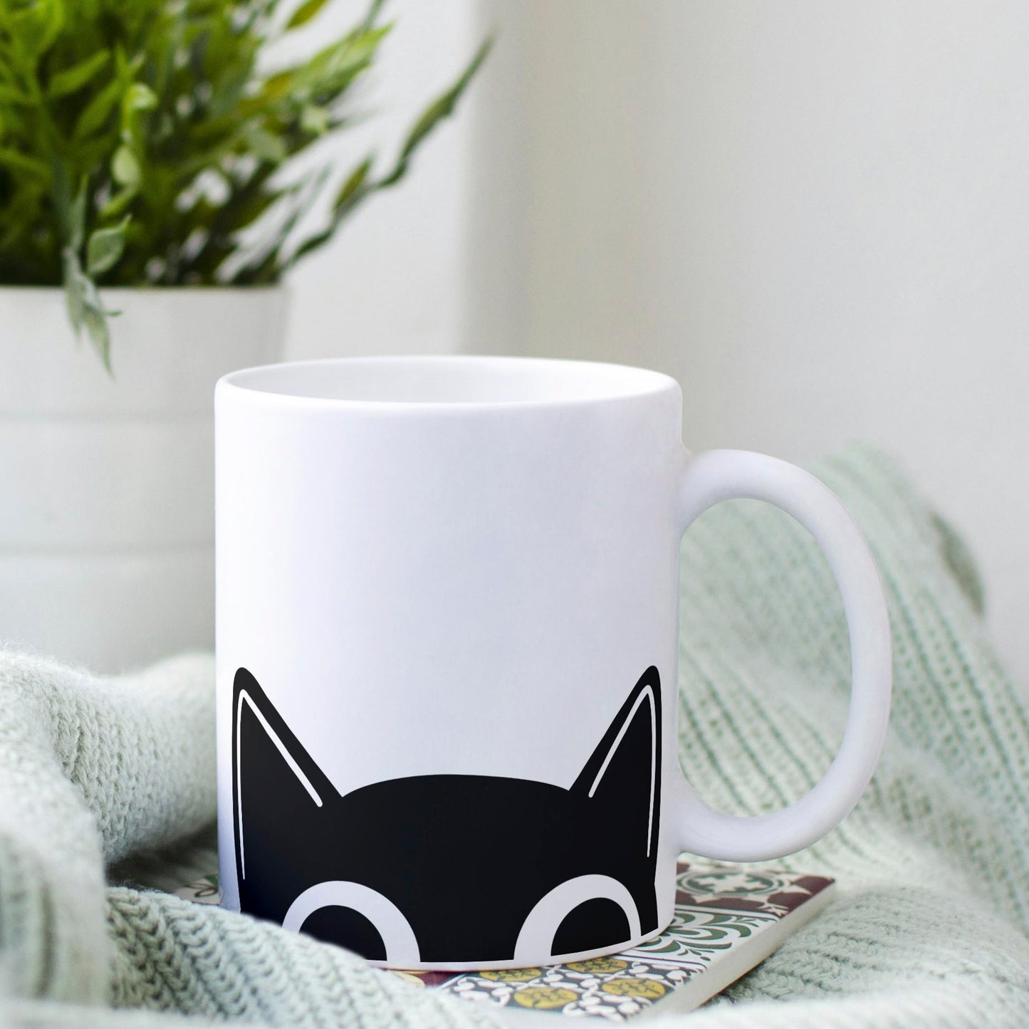 Tasse: Katzenblick