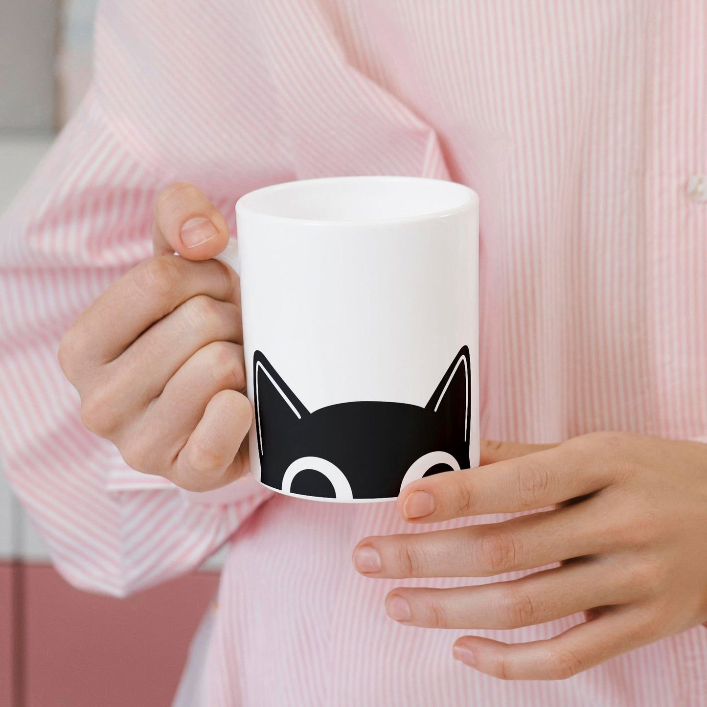 Tasse: Katzenblick