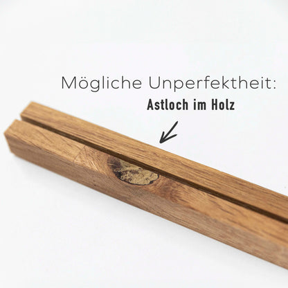 Fotohalter zum Aufhängen aus Eichenholz, 60cm, PERFEKT UNPERFEKT