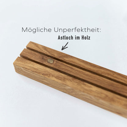 Fotohalter zum Aufhängen aus Eichenholz, 60cm, PERFEKT UNPERFEKT