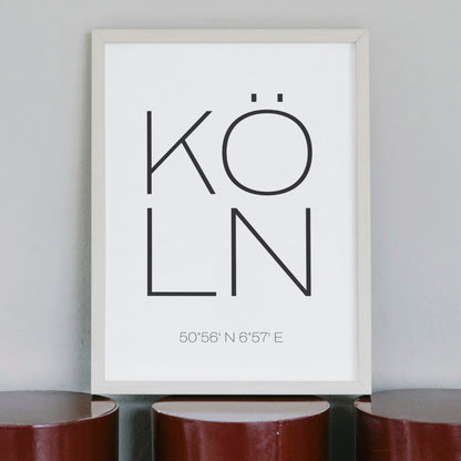 Poster Stadt Köln