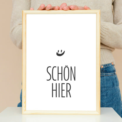 Poster: Schön hier