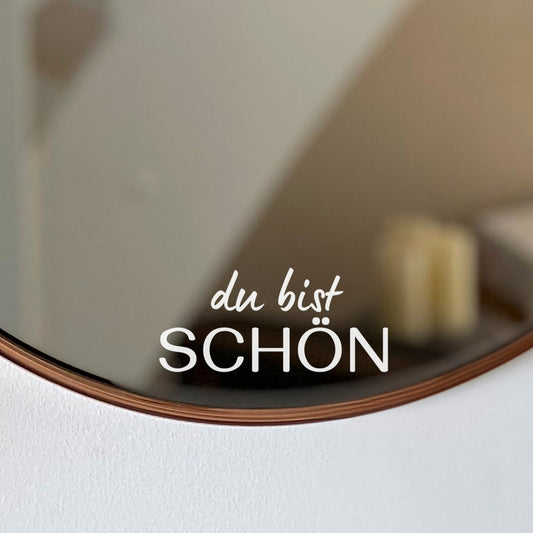 Aufkleber, Sticker "Du bist SCHÖN"