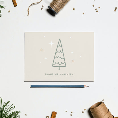Postkarte "Frohe Weihnachten"
