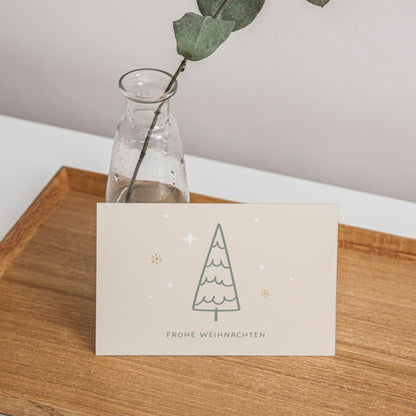 Postkarte "Frohe Weihnachten"