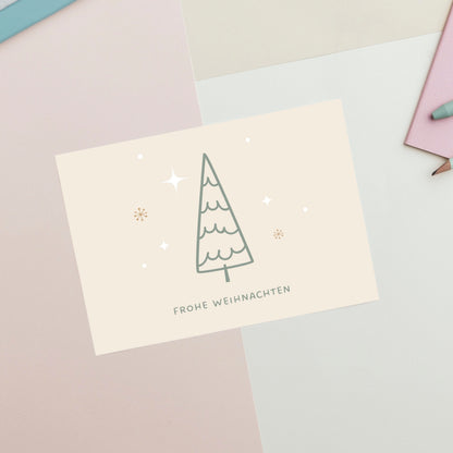 Postkarte "Frohe Weihnachten"