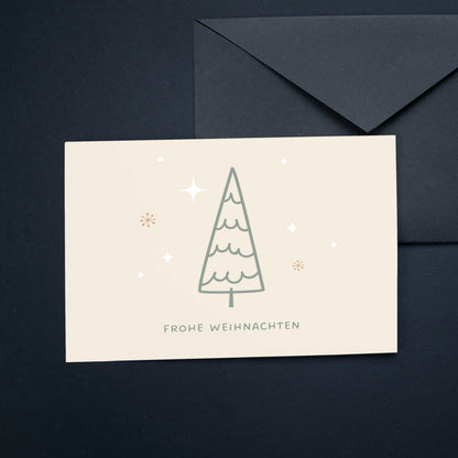 Postkarte "Frohe Weihnachten"