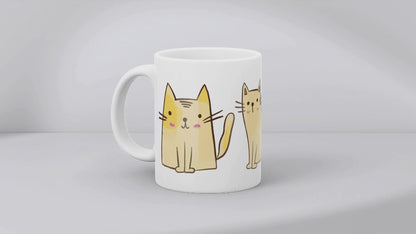 Tasse: 3 Katzen