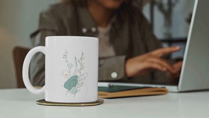 Tasse: Blumen