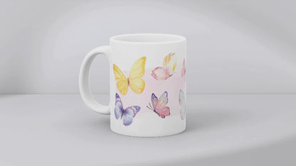 Tasse: Schmetterlingszauber