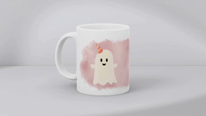 Tasse: Ich bin begeistert 👻 vollflächiges Design
