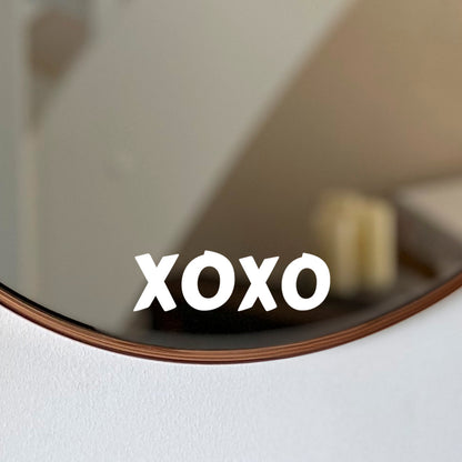 Aufkleber, Sticker "XOXO"