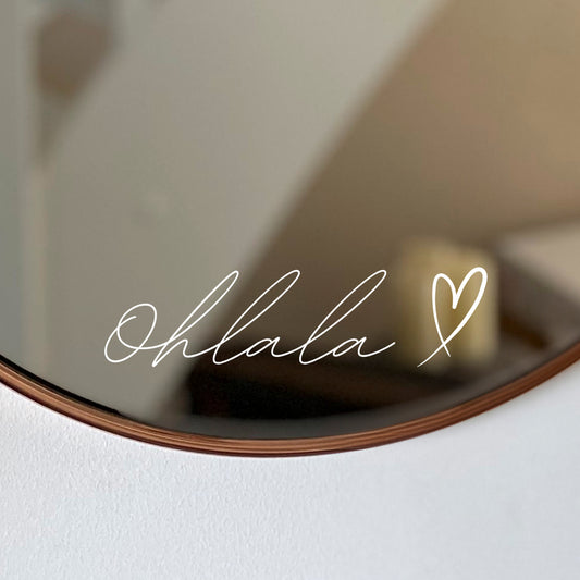 Aufkleber "OHLALA ♥"