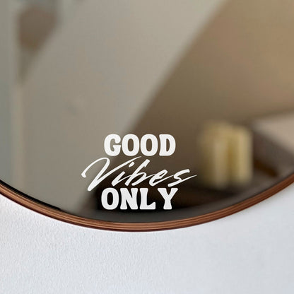 Aufkleber, Sticker "Good vibes only"