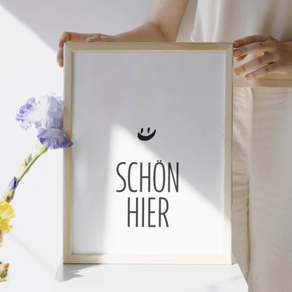 Poster: Schön hier